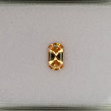 Natural Brazilian Imperial Topaz Cushion Cut Loose Gem ~1.37cts - Rare Earth-Mined Gemstone