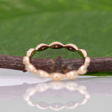 14K yellow gold diamond eternity band