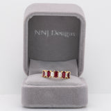 Ruby and Natural Diamond Band Ring – Stylish and Trending Fine Jewelry for Women