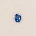 0.38 carat natural cornflower blue sapphire, oval 4.5x3.5mm loose gemstone