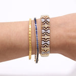 Previously Loved 14K Dual Yellow White Gold w Diamond Bracelet