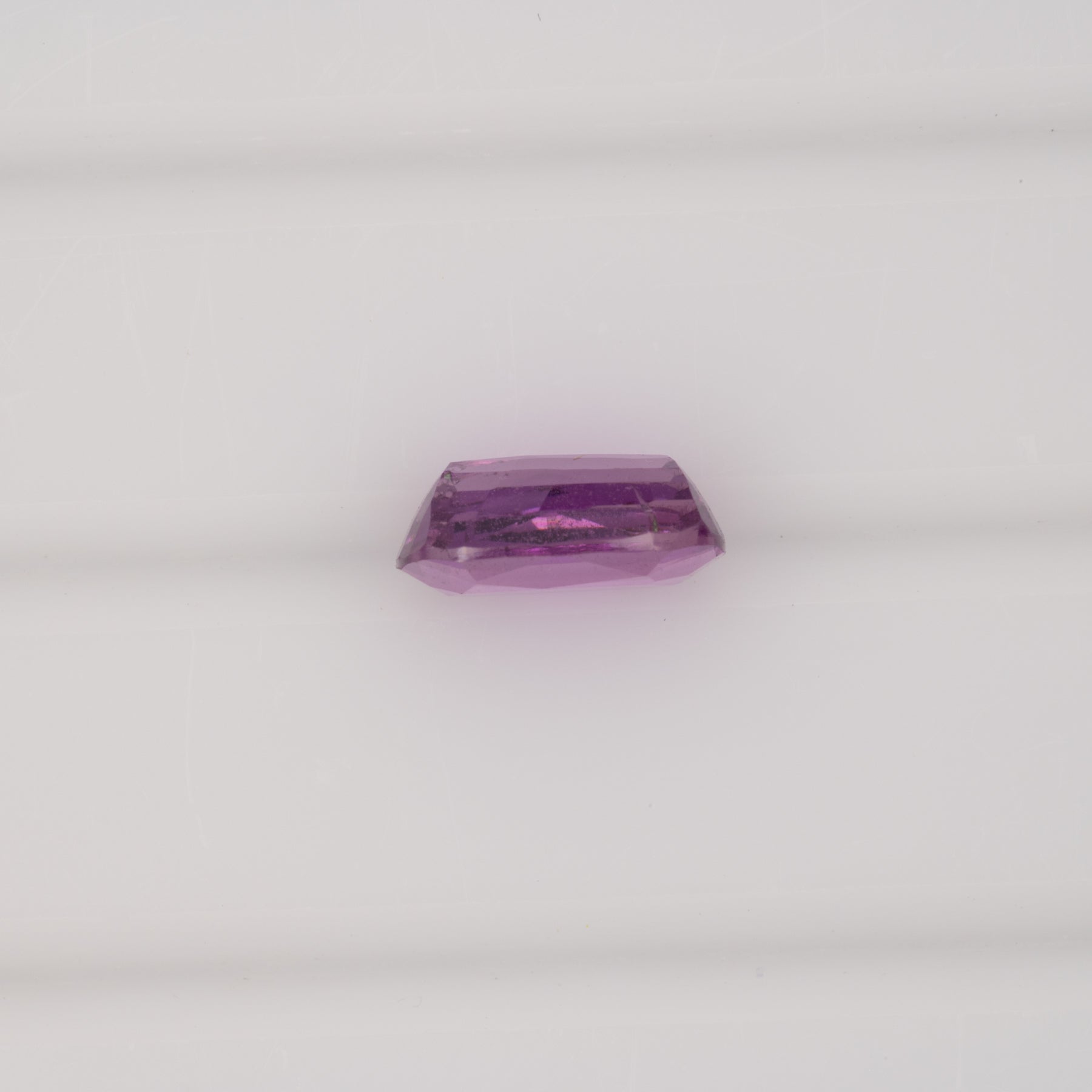 GIA certified natural purple sapphire cushion loose gemstone