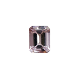 Natural Cor De Rosa Pink Morganite 2 Ct Emerald Cut 9×7 mm Loose Gemstone – Peach Pink Morganite for Engagement Ring or Pendant