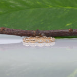14K yellow gold diamond eternity band