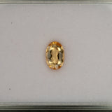 Natural Brazilian Imperial Topaz Oval Cut Loose Gem ~1.83cts - Rare Earth-Mined Gemstone