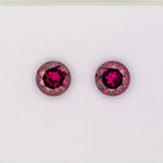 1.82ct Purple Garnet round 7.5mm loose purple gemstone