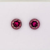 1.82ct Purple Garnet round 7.5mm loose purple gemstone