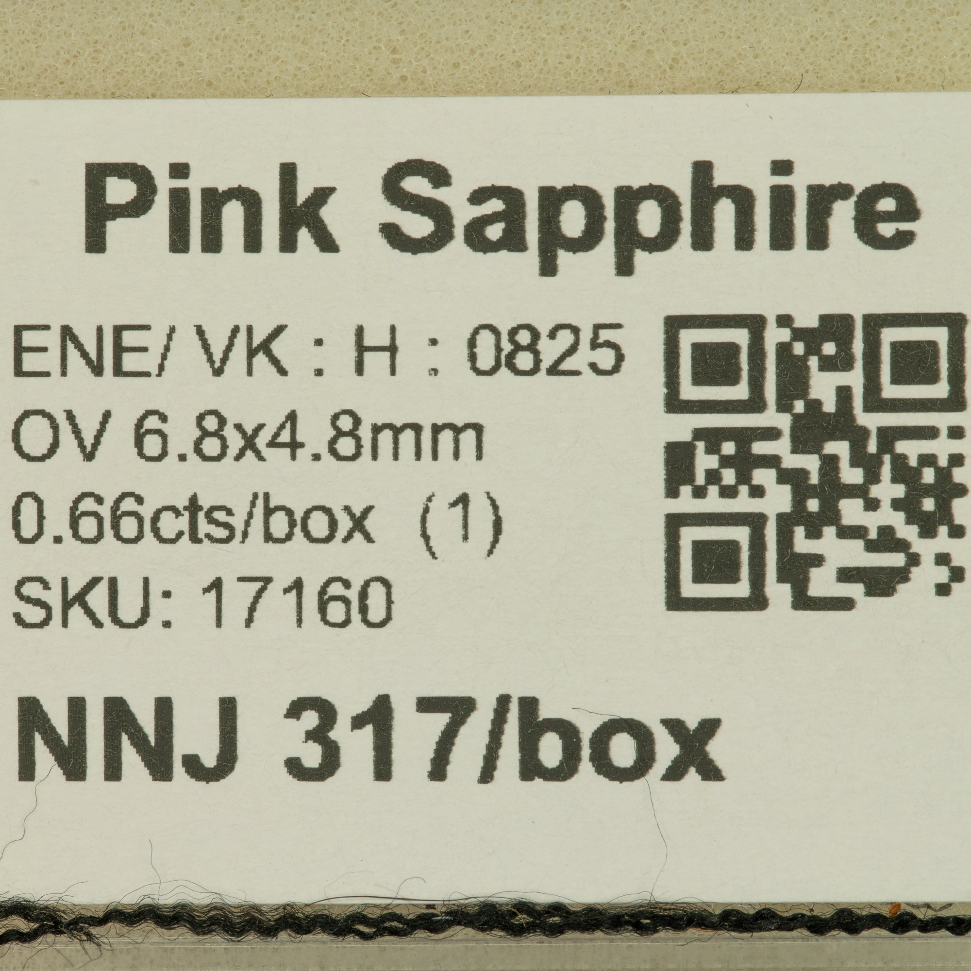 0.66 carat natural pink sapphire oval 6.8x4.8mm loose gemstone – view 2