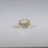 3.21 carat natural canary sapphire cushion 7.8x7.3mm loose gemstone – view 5