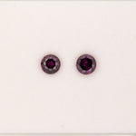 0.61ct Rhodolite Garnet round 5mm loose pink gemstone