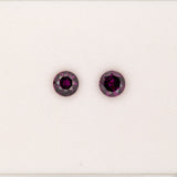 0.61ct Rhodolite Garnet round 5mm loose pink gemstone