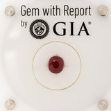 GIA Certified Premium Burma Ruby Cushion Cut 1.82 Ct – Vivid Red Natural Gemstone (7×6.2 mm)