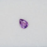 0.94 carat natural purple sapphire pear 7x5mm loose gemstone – view 2