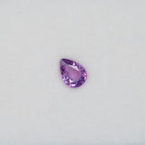 0.94 carat natural purple sapphire pear 7x5mm loose gemstone – view 2