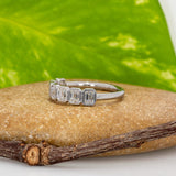 1 Carat Lab Grown Diamond Band Ring – Solid 14K Gold Wedding Band