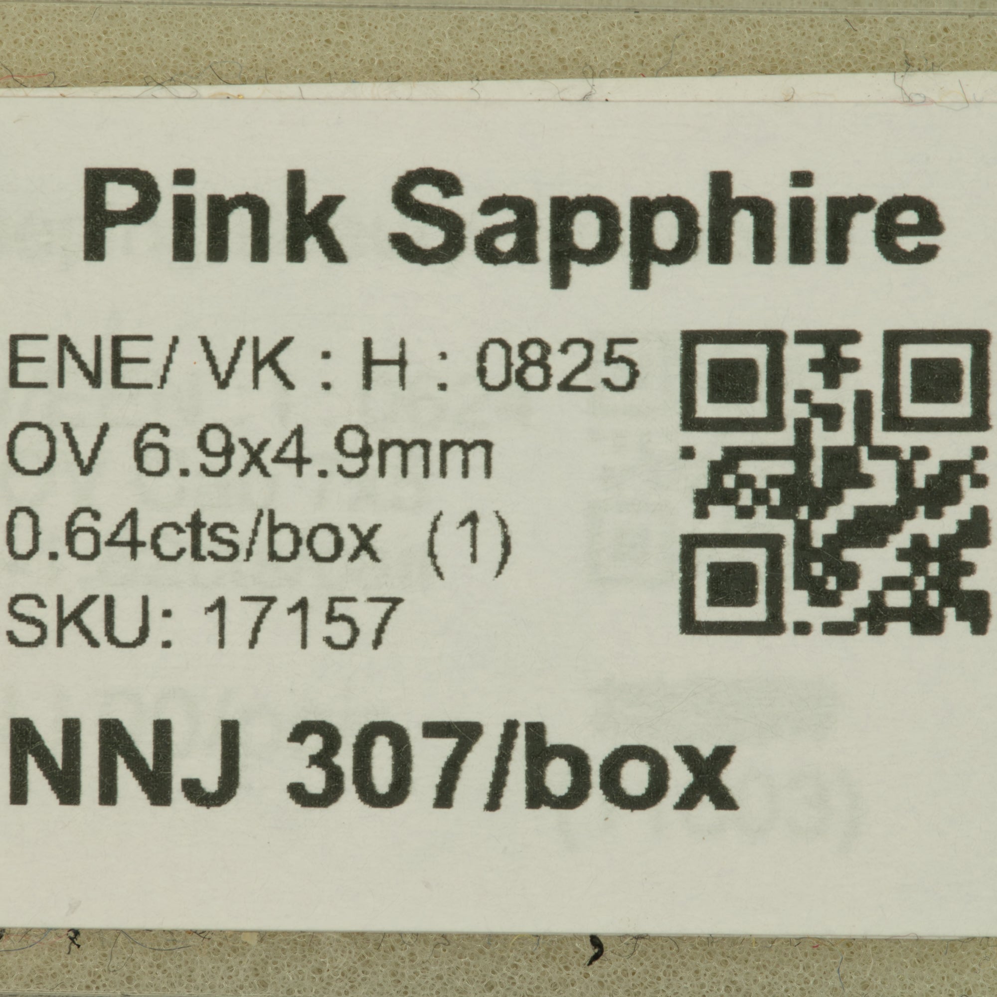 0.64 carat natural pink sapphire oval 6.9x4.9mm loose gemstone – view 2