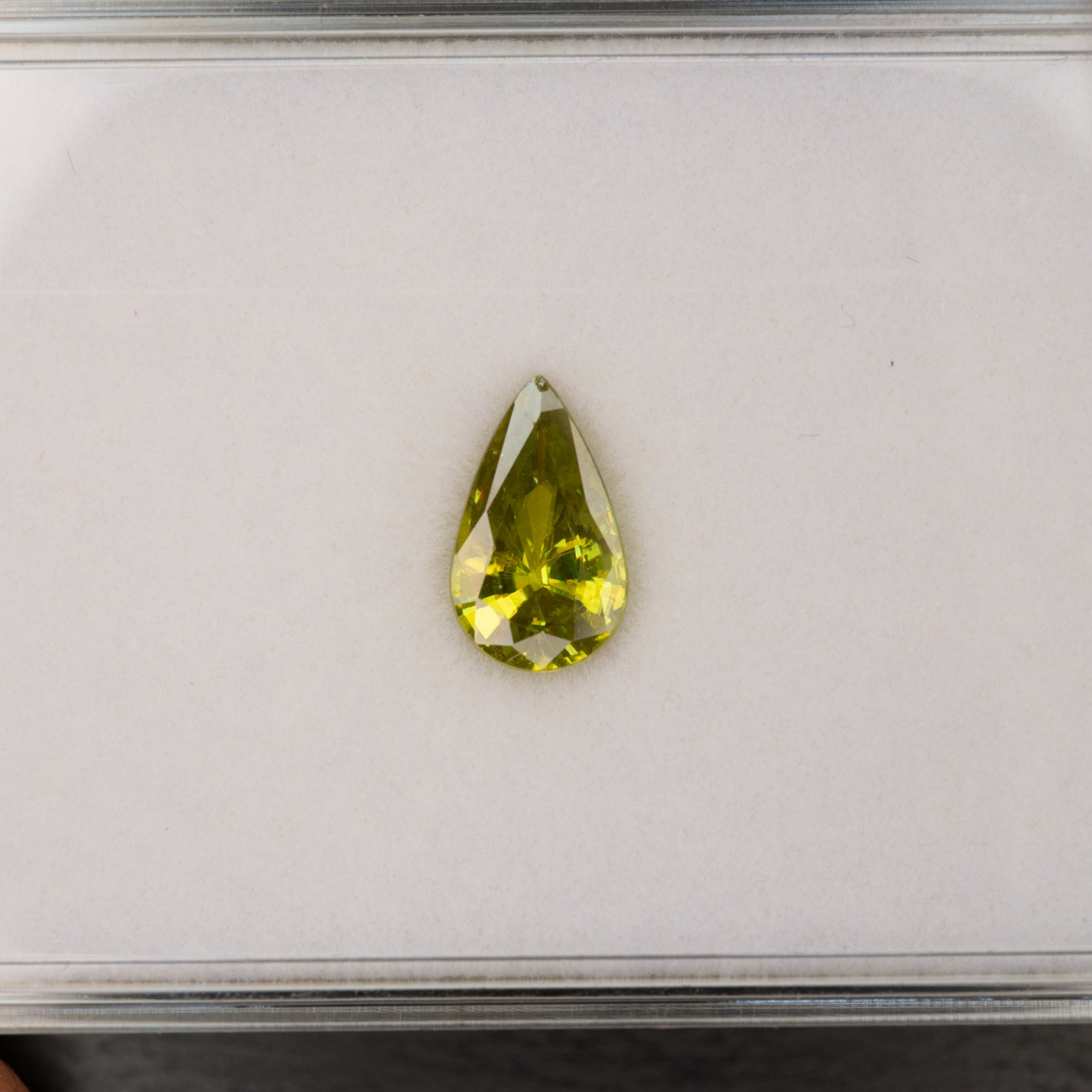 Sphene Pear Loose Gemstone 2.15 Carat