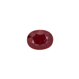 GIA Certified Mozambique Ruby 1.65cts – Investment-Grade Natural Oval Ruby 9.03x6.89mm Loose Gemstone
