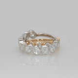 1.5Ct Lab Diamond Band Ring in Solid 14K Gold – Minimalist Round Brilliant Lab Grown Diamond Wedding Band