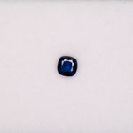 0.55 carat natural blue sapphire, cushion 4.9mm Ceylon loose gemstone