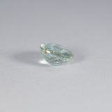 2.08 carat natural Brazilian copper-bearing Paraiba tourmaline oval, 8.4x7.6mm untreated loose gemstone – view 2