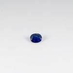 0.53 carat natural AA grade blue sapphire oval 5x4mm loose gemstone – view 2
