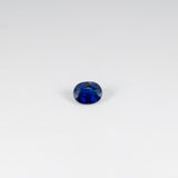 0.53 carat natural AA grade blue sapphire oval 5x4mm loose gemstone – view 2