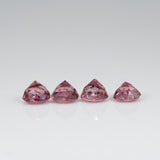 Earth Mined Pink Tourmaline 0.41ct Round 4.6x4.6mm – Untreated Loose Gemstone for Ring, Pendant & Jewelry Making – One Stone
