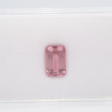 Earth Mined Pink Tourmaline 5.42ct Emerald 12.04x7.80mm – Heat Treated Loose Gemstone for Ring, Pendant & Jewelry Making – One Stone
