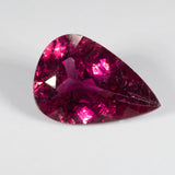 Natural Rubellite Tourmaline 8.35ct Pear 18x12.3mm – Heat Treated Loose Gemstone for Ring, Pendant & Jewelry Making – One Stone