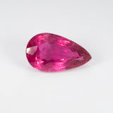 Natural Rubellite Tourmaline 10.99ct Pear 19.4x11.3mm – Untreated Loose Gemstone for Ring, Pendant & Jewelry Making – One Stone