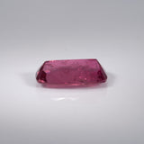 Natural Rubellite Tourmaline 3.46ct Cushion 12.6x8.4mm – Untreated Loose Gemstone for Ring, Pendant & Jewelry Making – One Stone