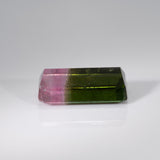 Earth Mined Bi-Color Tourmaline 6.04ct Emerald 15.5x8.4mm – Untreated Loose Gemstone for Ring, Pendant & Jewelry Making – One Stone