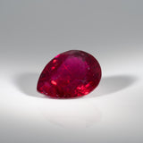 Natural Rubellite Tourmaline 9.53ct Pear 16.2x12.9mm – Heat Treated Loose Gemstone for Ring, Pendant & Jewelry Making – One Stone