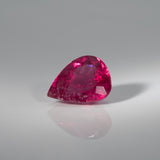 Natural Rubellite Tourmaline 6.93ct Pear 14x11.3mm – Heat Treated Loose Gemstone for Ring, Pendant & Jewelry Making – One Stone
