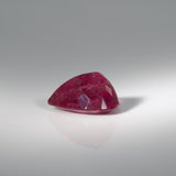 Natural Rubellite Tourmaline 6.93ct Pear 14x11.3mm – Heat Treated Loose Gemstone for Ring, Pendant & Jewelry Making – One Stone