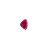 natural faceted square cushion red ruby gemstones for jewelry making