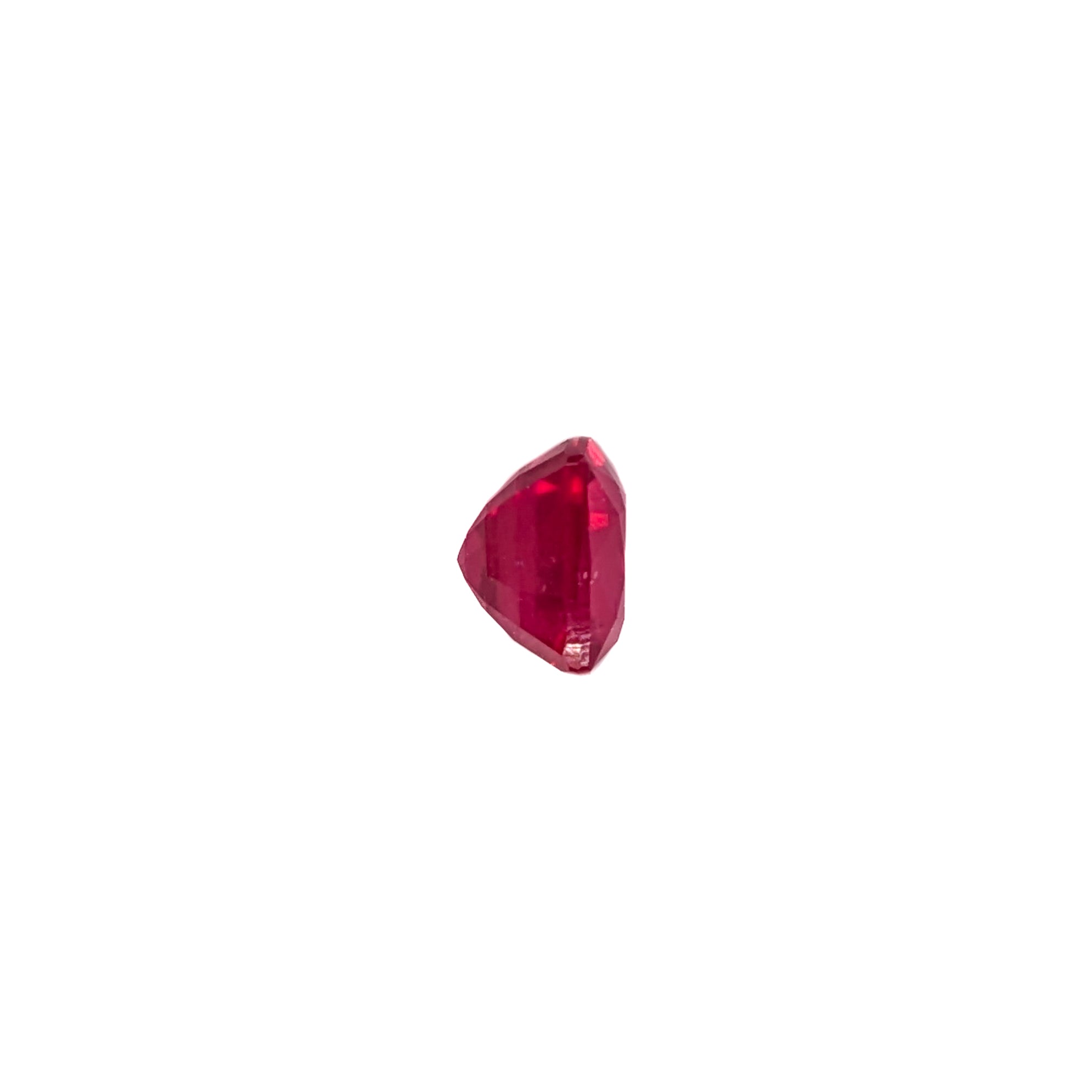 natural faceted square cushion red ruby gemstones for jewelry making