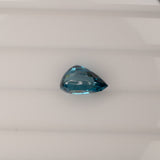 natural cambodian blue zircon pear loose gemstone