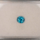 Natural Cambodian Blue Zircon Oval Shape 7.25x6.40x5.97mm 3.00ct Loose Gemstone