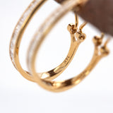 Liya 14K Solid Yellow Gold Lab-Created Diamond Earrings | Clip-On Closure