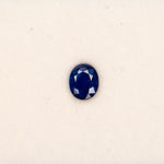 1.23 carat natural blue sapphire, oval 7.1x5.8mm loose gemstone