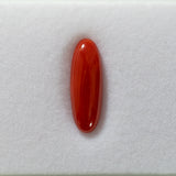 Italian Coral (N) CAB OV 18.4x6.4mm ~3.74cts - Single -IP.AP/ct