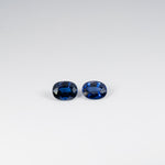 0.78 carat natural blue sapphire oval 6x4.6mm loose gemstone – view 2