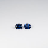 0.78 carat natural blue sapphire oval 6x4.6mm loose gemstone – view 2