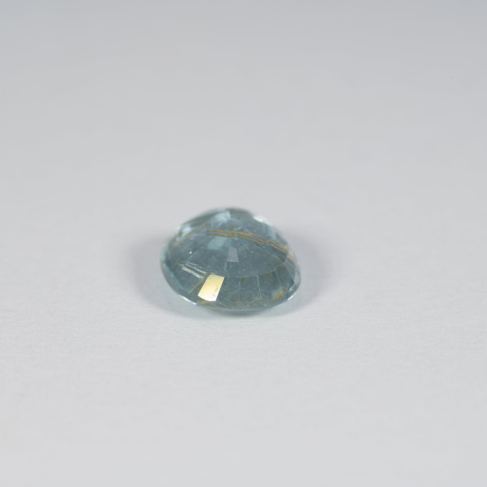 1.85 carat natural Brazilian copper-bearing Paraiba tourmaline oval, 9.09x7.07mm untreated loose gemstone – view 3