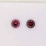 1.15ct Purple Garnet round 6.4mm loose purple gemstone