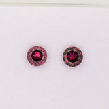 1.15ct Purple Garnet round 6.4mm loose purple gemstone