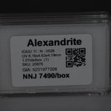 1.07 carat natural color-change alexandrite oval, 6.16x4.63mm untreated loose gemstone – view 5