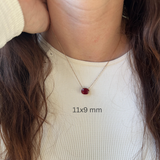 Natural Oval Faceted Ruby Gemstone – Madagascar Origin, Loose Gemstone for Jewelry Setting